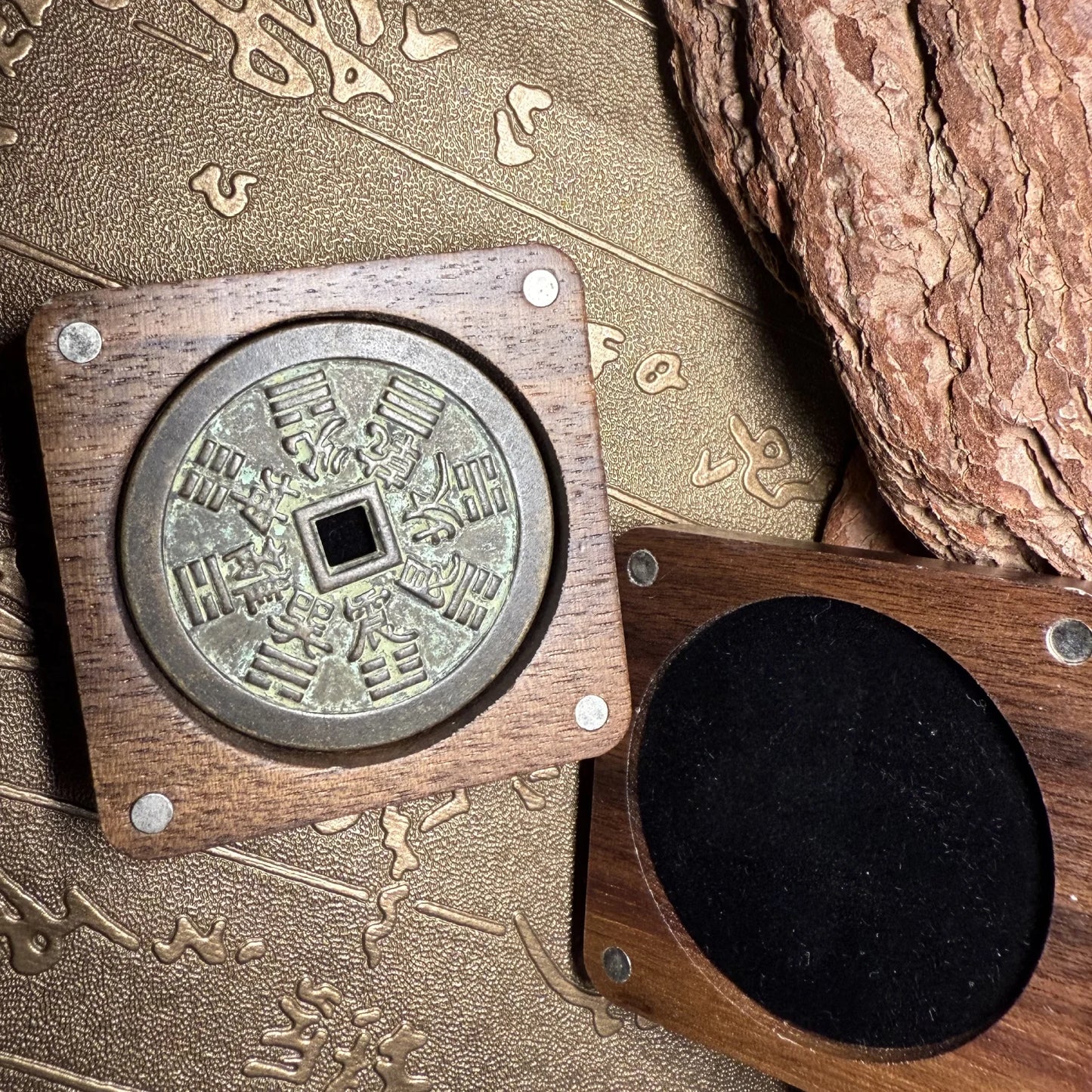 Antique Craft Shangui Bagua Copper Coin