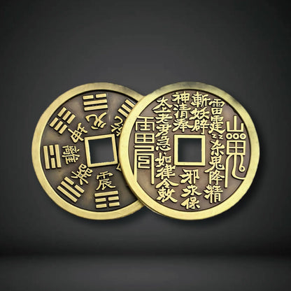 Langjiang Taoist Shangui Coin Alloy Pendant